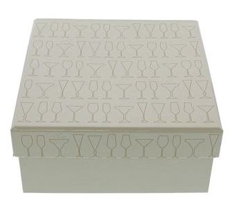 #VERP - SET VAN 2 DOOS VIERKANT MET DEKSEL - 1 SET