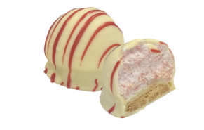 CDB CHOCOZOENEN WIT - AARDBEI 48ST