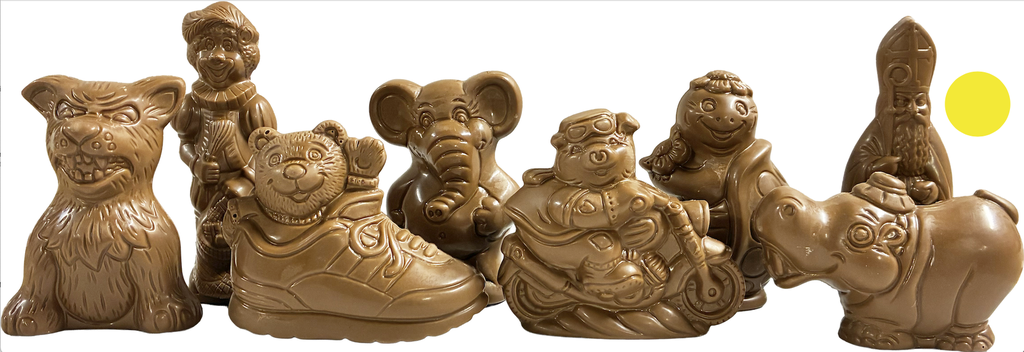 DELICE SINTERKLAAS ASS WIT ( 50-55 GR ) - 1,5 KG 