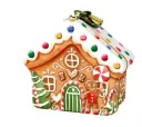 LITTLE CHRISTMAS HOUSE - KERSTHUIS BLIK CHOCOLADE 15 X 82 GR