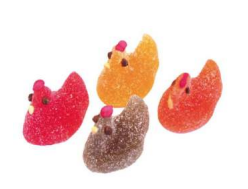 ELJO POULETS DE FRUITS DECO  2,5 KG