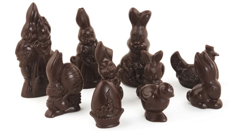 DE CHOCOLATERIE EASTER MIX SMALL - FONDANT +/-10 CM - +/-22 ST- 1,5 KG