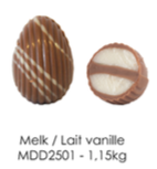 DELICE OEUFS LAIT/VANILLE  1,15 KG