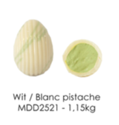 DELICE OVP EITJES WIT/PISTACHE 1,15 KG