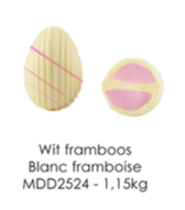 DELICE OVP EITJES WIT/FRAMBOOS (2524) 1,15 KG