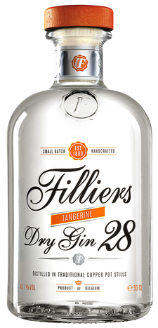 FILLIERS TANGERINE DRY GIN 28 (43,7% VOL - 50CL)