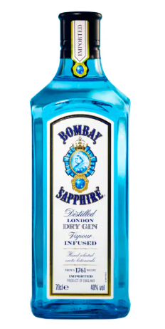 BOMBAY SAPPHIRE 70CL+