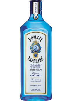 BOMBAY SAPHIRE GIN 40% 1L (BLAUW)