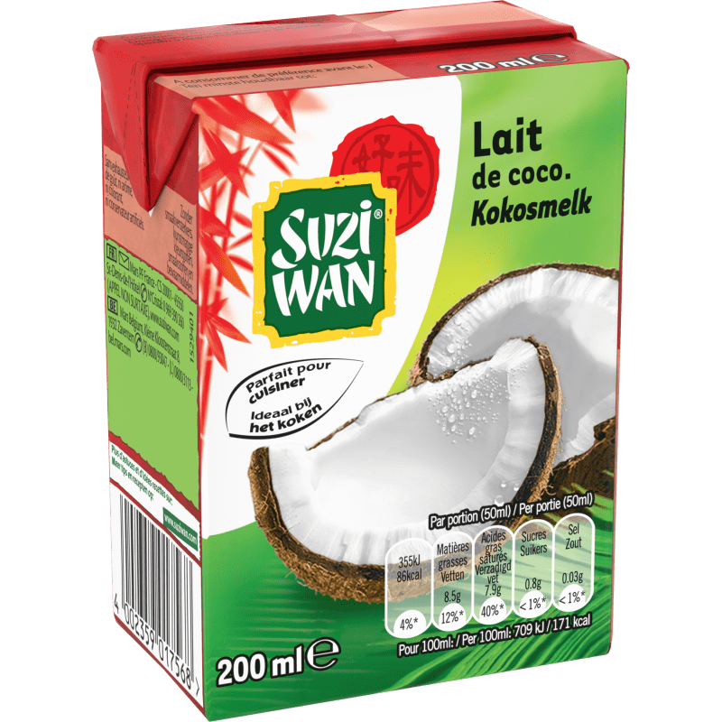 KOKOSMELK SUZI WAN 200 ML (12)