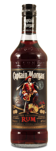 RUM CAPTAIN MORGAN BLACK LABEL 40? 1L