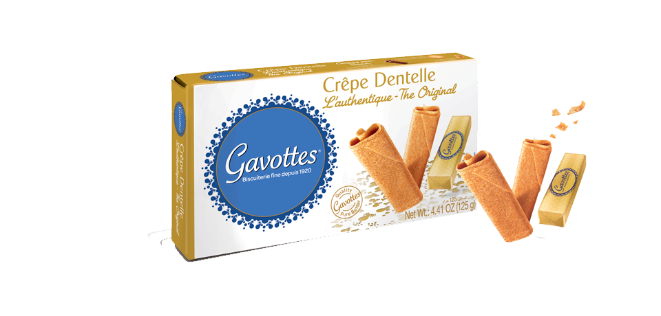 [LOC001] GAVOTTES CREPE DENTELL NATUUR 14X125GR