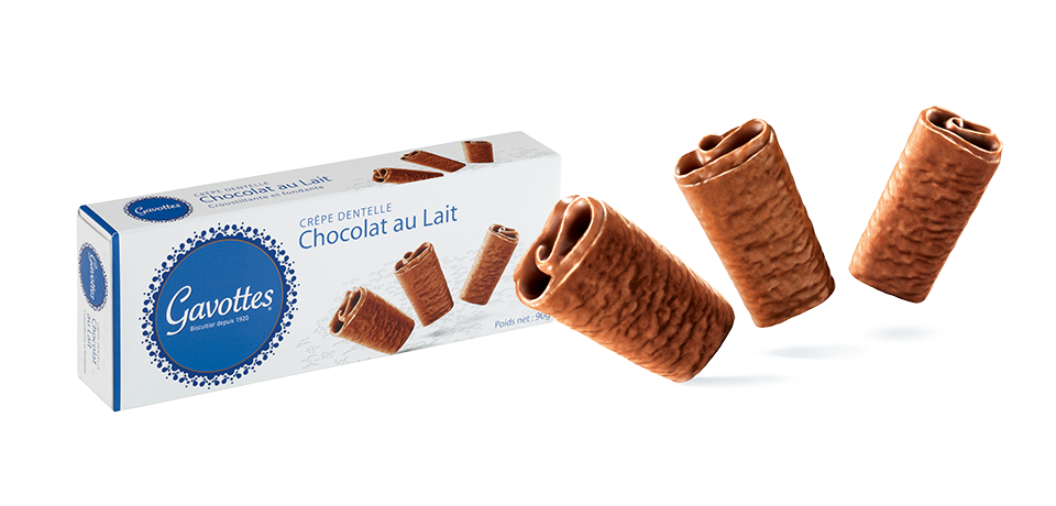 GAVOTTES CREPE DENTELLE MELKCHOC 18X90GR