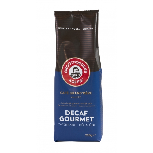 GROOTMOEDERS KOFFIE DECA GEMALEN 250GR X12