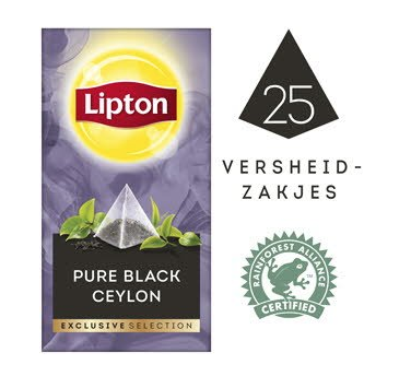 LIPTON EXCLUSIVE SELECT ZWARTE CEYLON 25ST