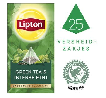 LIPTON EXCLUSIVE SELECT GROENE MUNT 25ST