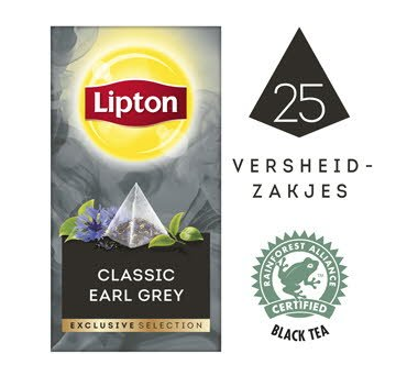 LIPTON EXCLUSIVE TEA EARL GREY 25ST