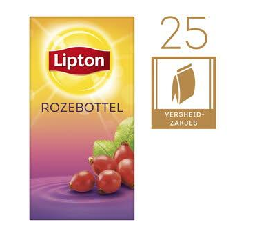 LIPTON FEEL GOOD ROZEBOTTEL 25ST