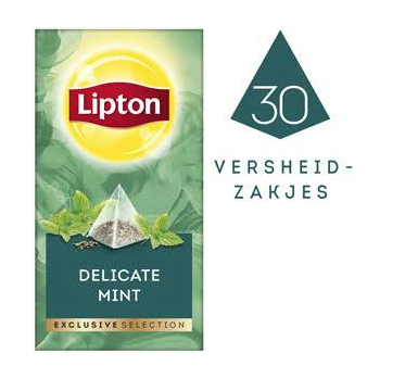 LIPTON EXCLUSIVE TEA DELICATE MUNT 25ST