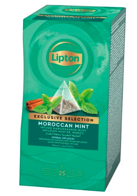 LIPTON EXCLUSIVE TEA MOROCCAN MINT 25ST