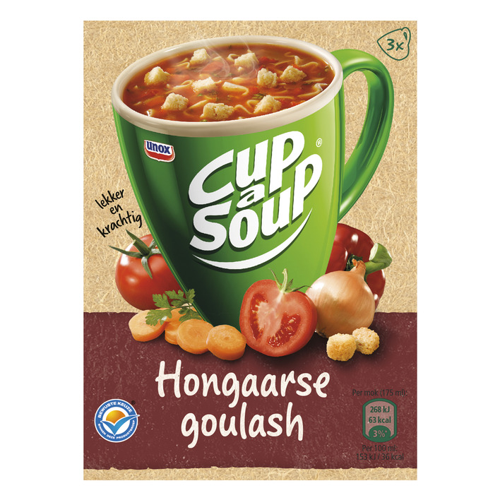 KNORR CUP A SOUP GOULASH 21 X 16GR