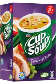 KNORR CUP A SOUP THAI SPICY CHICKEN 21 X 37GR