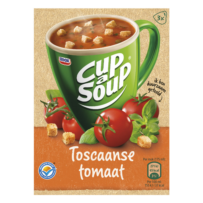 KNORR CUP A SOUP TOSCAANSE TOMAAT 21 X 37GR