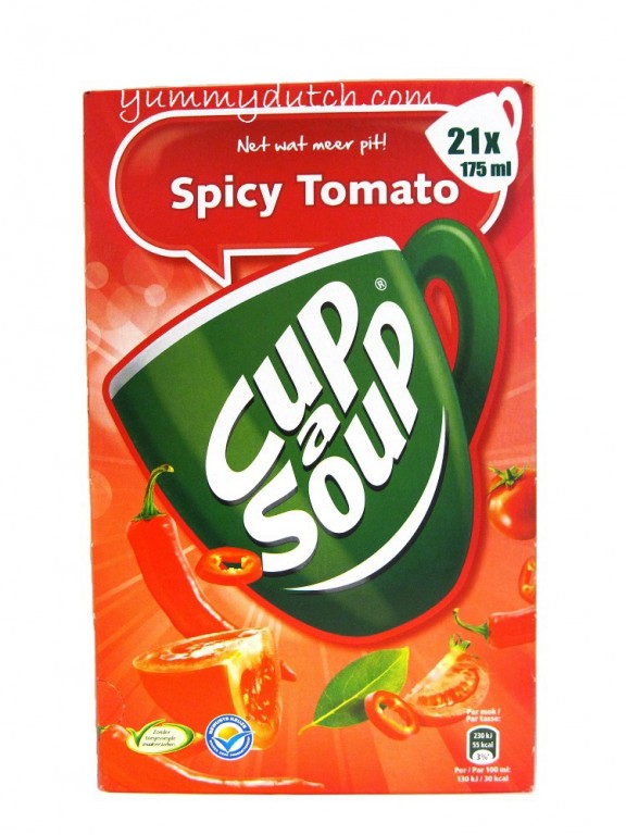 KNORR CUP A SOUP SPICY TOMATO 21 X 37GR