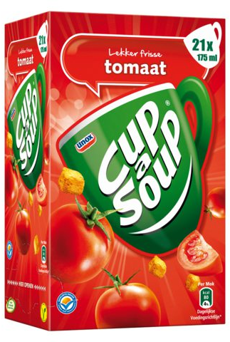 KNORR CUP A SOUP TOMAAT 21 X 18GR