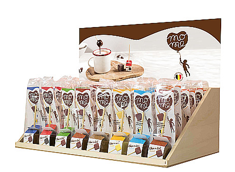 CHOC-O-LAIT DISPLAY ASSORTI ( 8 X 6) + REFILL ASSORTIE (8X6)