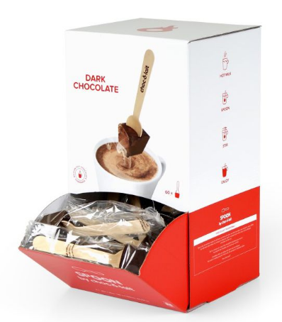 CHOC-O-LAIT SPOON DARK 60 STUKS (ROOD)