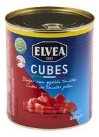 ELVEA TOMATEN BLOKJES 400 GR (12)