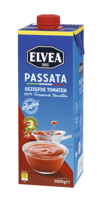 ELVEA PASSATA GEZEEFDE TOMATEN 1 L BRIC (10)