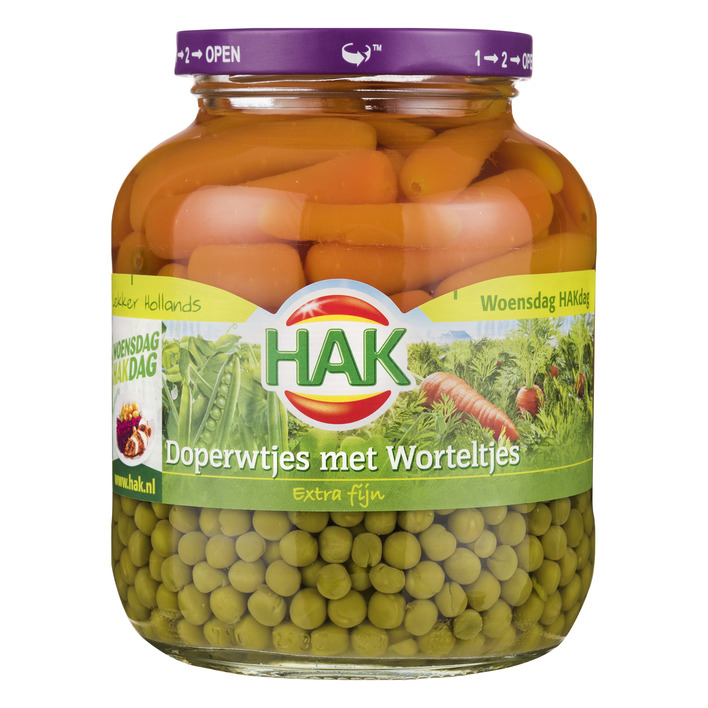 HAK DOPERWT/WORTEL EXTRA FIJN 370ML (12)