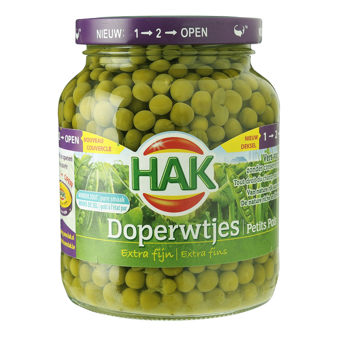 [257 301 200] HAK DOPERWTEN EXTRA FIJN 370ML (12)