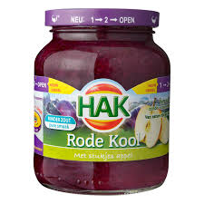 HAK RODE KOOL MET STUKJE APPEL 370ML (12)