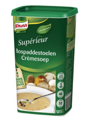 KNORR SUPERIEUR BOSPADDESTOEL CREMESOEP 1KG