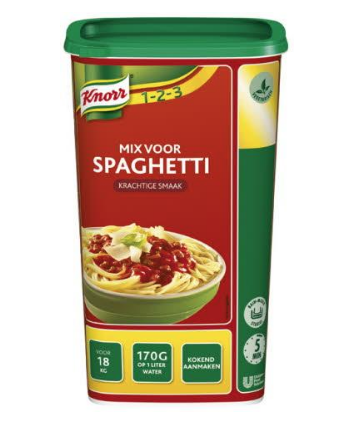 KNORR MIX VOOR SPAGHETTI 1.36 KG