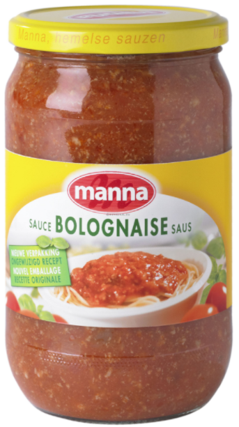 MANNA BOLOGNAISE SAUS BOKAAL 2,1KG