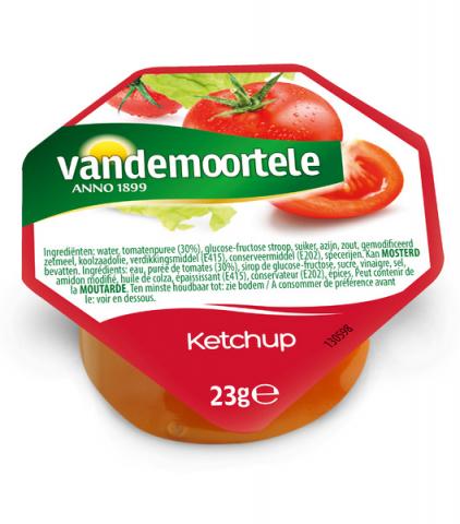 [VDM/401719] VANDEMOORTELE KETCHUPCUPS 120 X 20ML