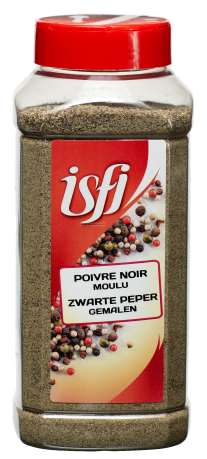 ISFI PEPER ZWART GEMALEN 500G BUS