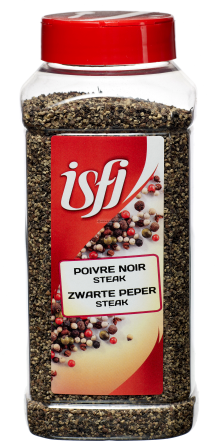 ISFI PEPER ZWART STEAK 500G BUS