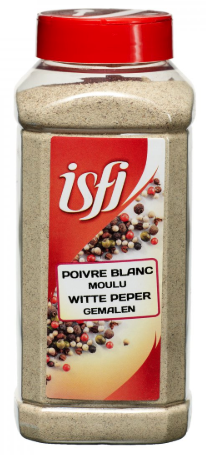 ISFI PEPER WIT MUNTOK GEMALEN 550G BUS