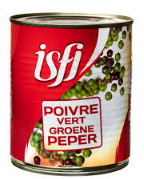 ISFI GROENE PEPER BLIK 500G (850G)