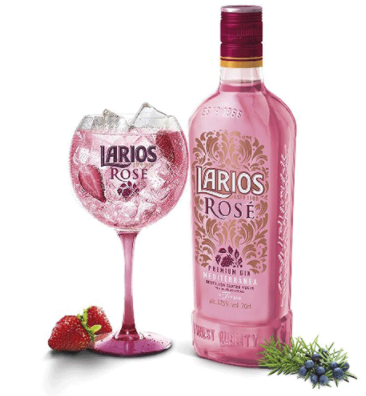 LARIOS ROSE GIN 37,5° - 70CL