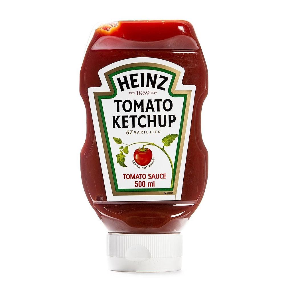 HEINZ TOMATO KETCHUP TOP DOWN 500ML /570 G (10)