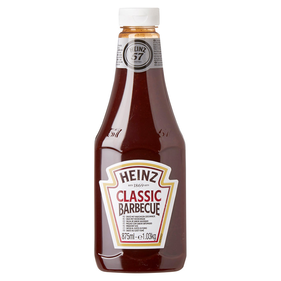 HEINZ CLASSIC BARBECUE SAUS 875ML (6)