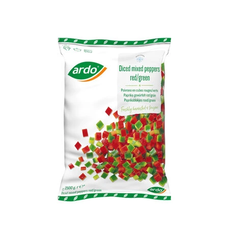 ARDO PAPRIKABLOKJES ROOD/GROEN 2.5KG  <*_*>