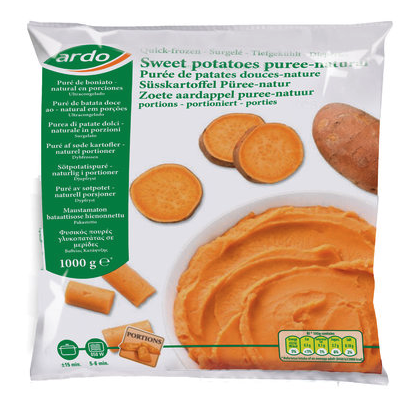 ARDO ZOETE AARDAPPEL PUREE 1KG <*_*>