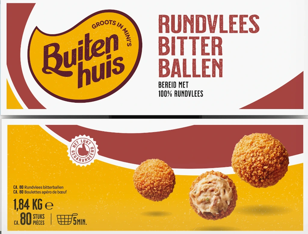 [NF/005100] BUITENHUIS BITTERBALLEN KLASSIEK 80X23GR <*_*>