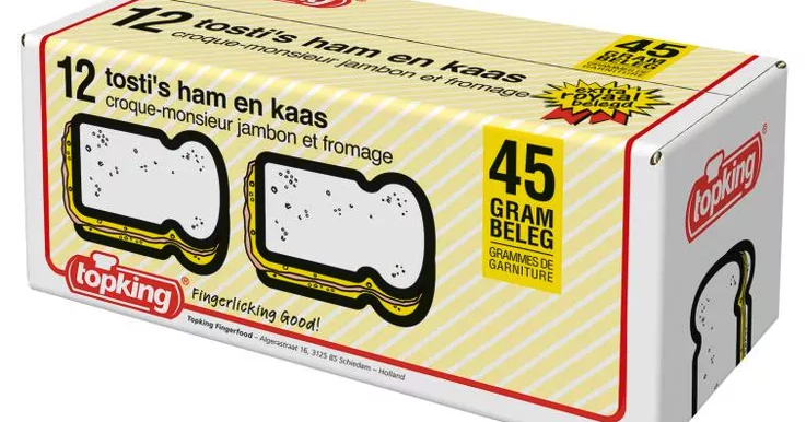 TOPKING TOSTI CROQUE MONSIEUR 22 X 105 GR (6) <*_*>